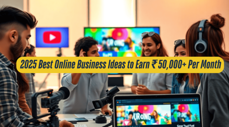 2025 Best Online Business Ideas to Earn ₹50,000+ Per Month