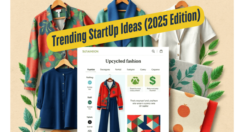 Trending StartUp Ideas (2025 Edition): Sustainable Fashion Startups – Green is the New Trend